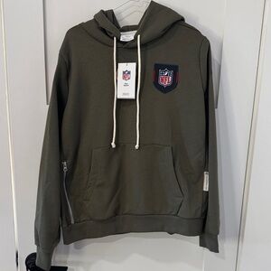 Nike dri-fit NFL Salute to Service Green Military Hoodie USA flag 🇺🇸 large NWT